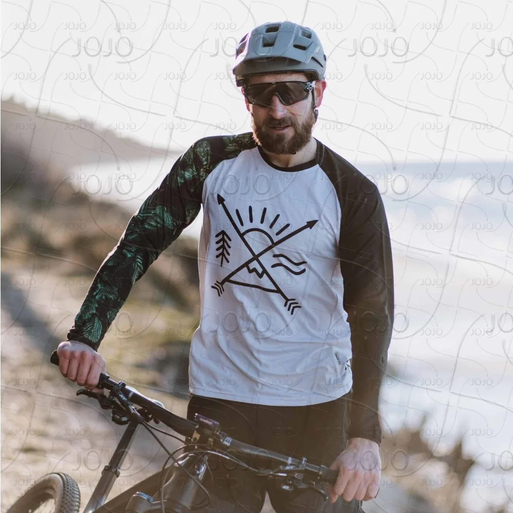 

Одежда для мотокросса, горного эндуро, велосипедная футболка для скоростного спуска, женская и мужская велосипедная майка, рубашки MTB, ВНЕДОРОЖНЫЙ ТОП BMX