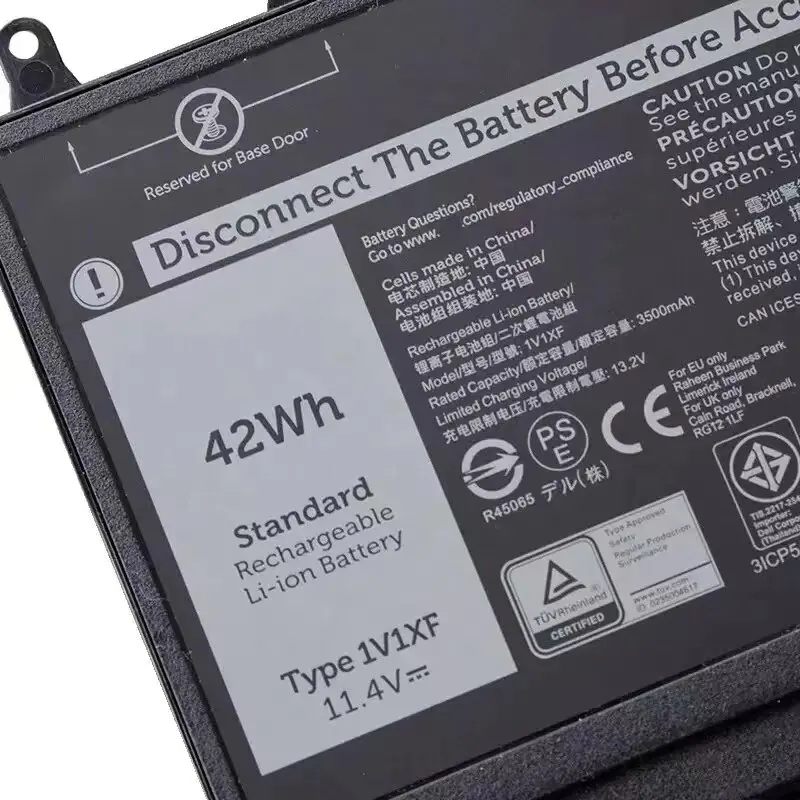 

Высококачественная батарея для ноутбука 1V1XF 11.4V 42Wh для моделей 5400, 5410, 5500, 3540, 3550, 7590, 7591 2-в-1