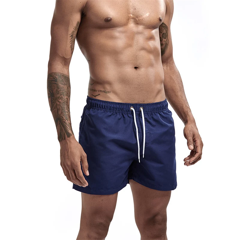 Mens Swim Trunks with Pockets Mesh Liner Summer Casual Beach Board Shorts Quick Dry Swimming Bathing Suit Swimsuit Swimwear