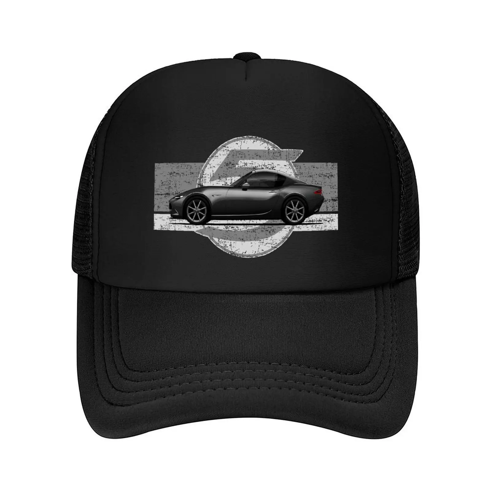 

My drawing of the iconic Japanese roadster sports car RF with background 5 Baseball Cap western Hat custom Hat Men's Women's