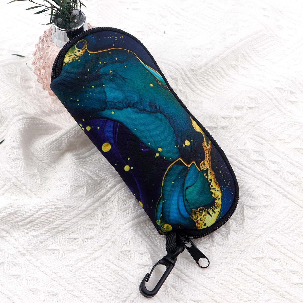 Marble Pattern Glasses Case Anti-Fall Simple Series Sunglasses Storage Box Vintage Contacts Case Men Women Fashion Accessories