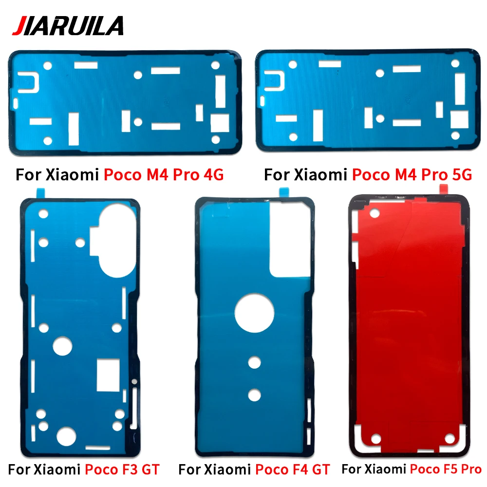 Taśma samoprzylepna na tylną pokrywę baterii, klej do Xiaomi Poco F3, F4, GT, F5 Pro, M4 Pro, 4G, 5G