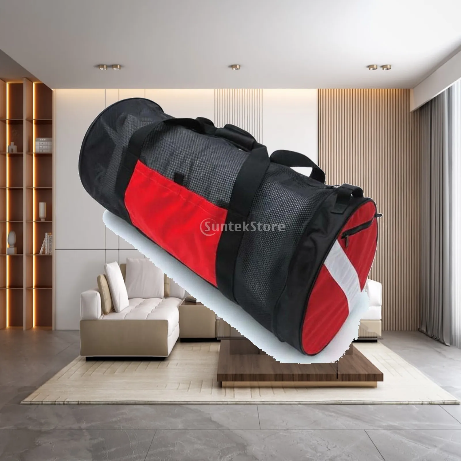Quick Dry Dive Storage Net 78L Foldable Mesh Carrier for Scuba Fins Wetsuits Boating Accessories Marine Gear