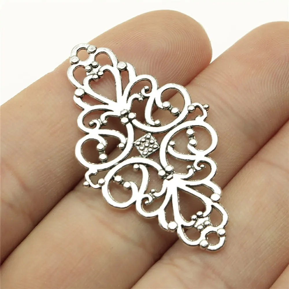 10 sztuk 3 kolorowe kwiaty złącze Charms złącze kwiat Charms dla tworzenia biżuterii złącze motyw do tworzenia bransoletek 25x41mm