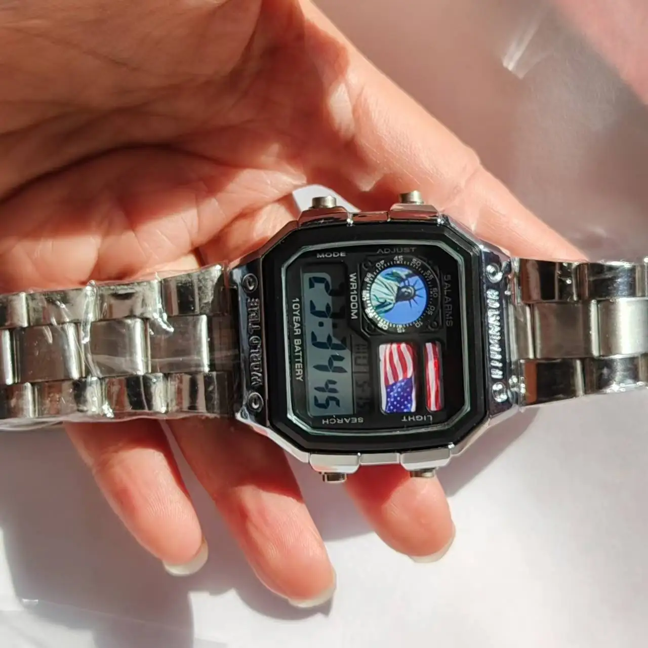 31MM BIFANXI  AE1200  2024   Personalized modification of metal watch, fashionable and versatile small square