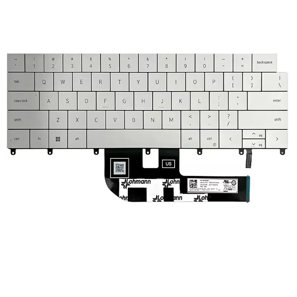 

US Backlit keyboard For Dell XPS 14 9440 14.5 2024 P184G white