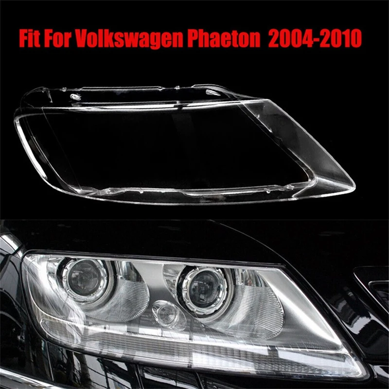 For Volkswagen VW Phaeton 2004-2010 Head Light Lamp Plastic Cover Lampshade Lamp Shell, Right