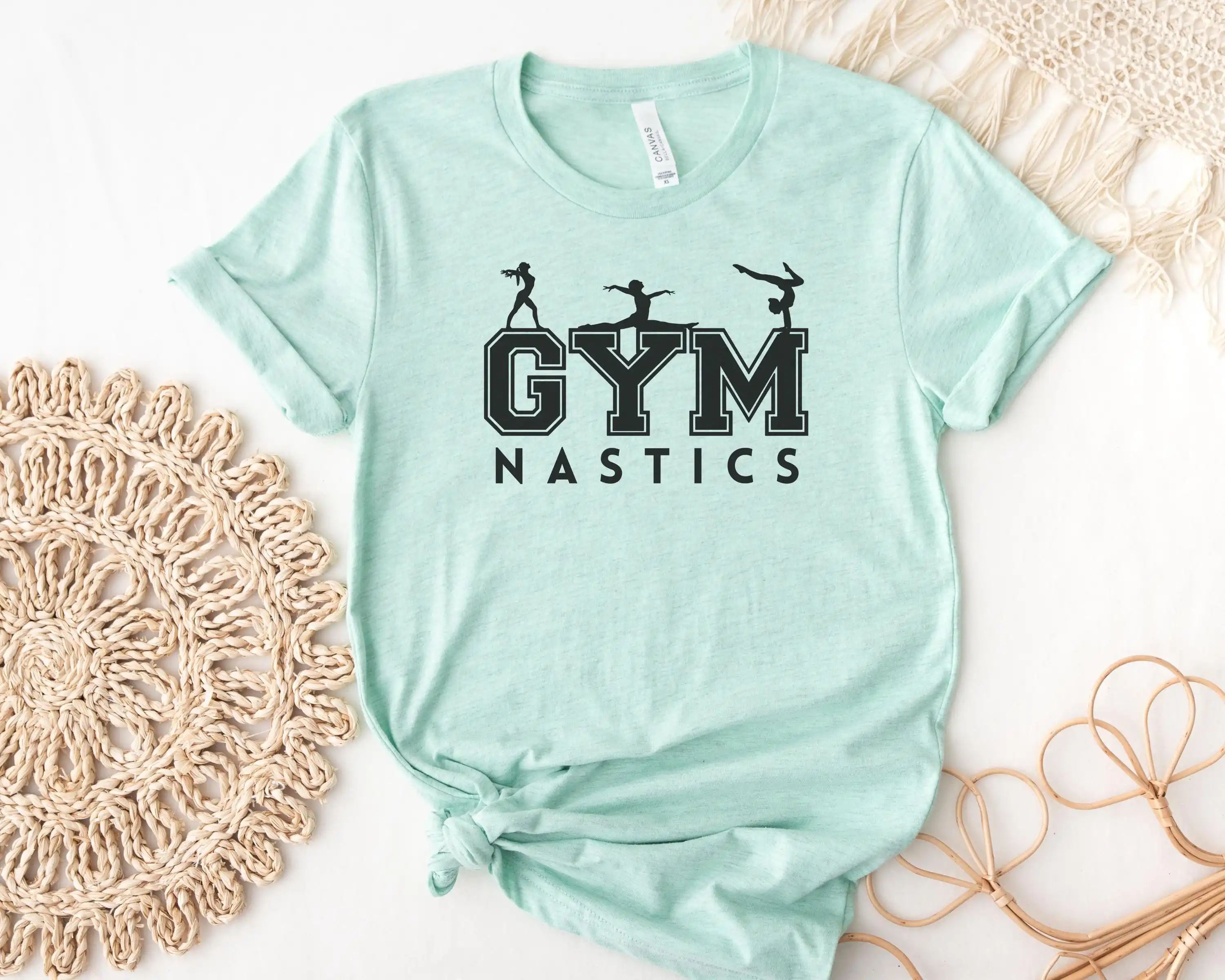 Gymnastics T Shirt Girls Women'S Tumbling Lover Gymnast