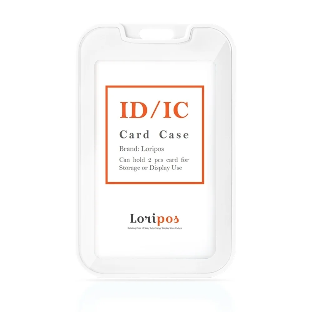 1pcs 86*54mm Plastic Name Paper Cover Student Id Protection Sign Frame Bus Work Badge With Lanyard