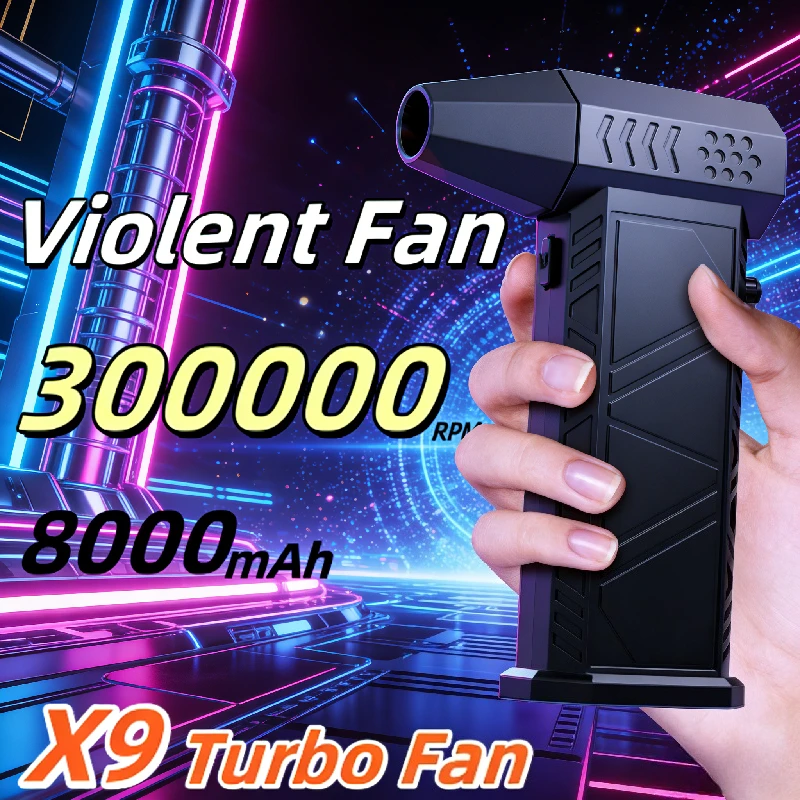 

️ х9 58м/с Штормозменник! Бесщеточный пылесос с вентилятором, 380 тыс. об/мин (зарядка типа C)