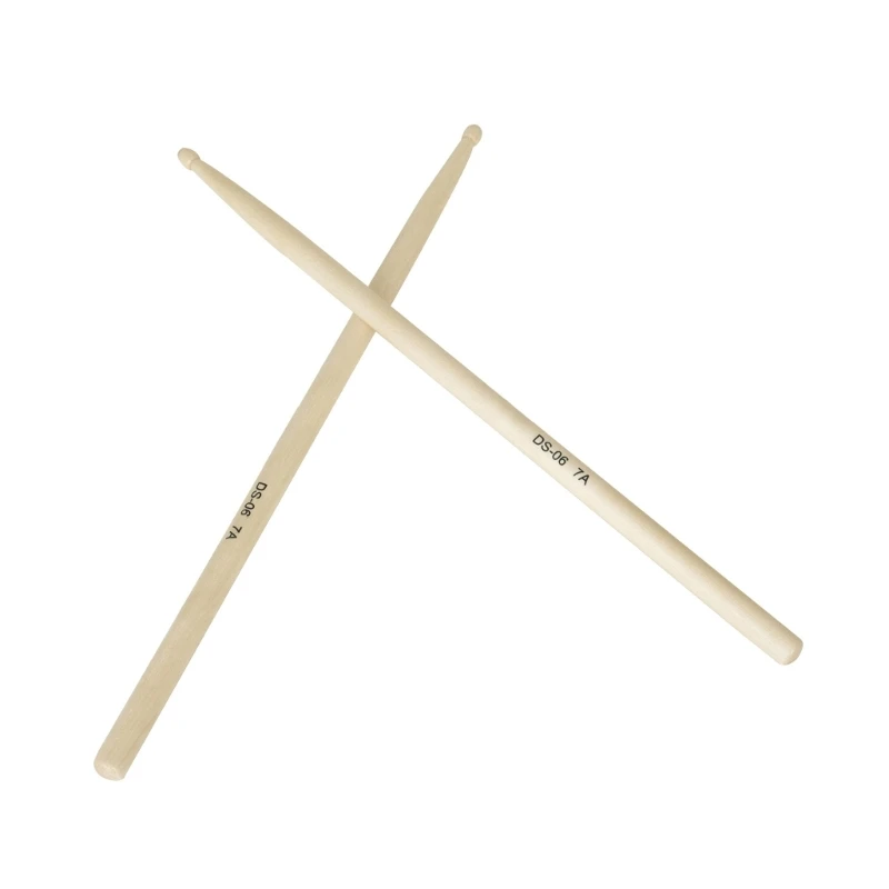 12Pair 5A/7A Drum Comfortable Hand Grip Drumstick Nonslip Light weight Maple Drumsticks for Drummer, Beginner