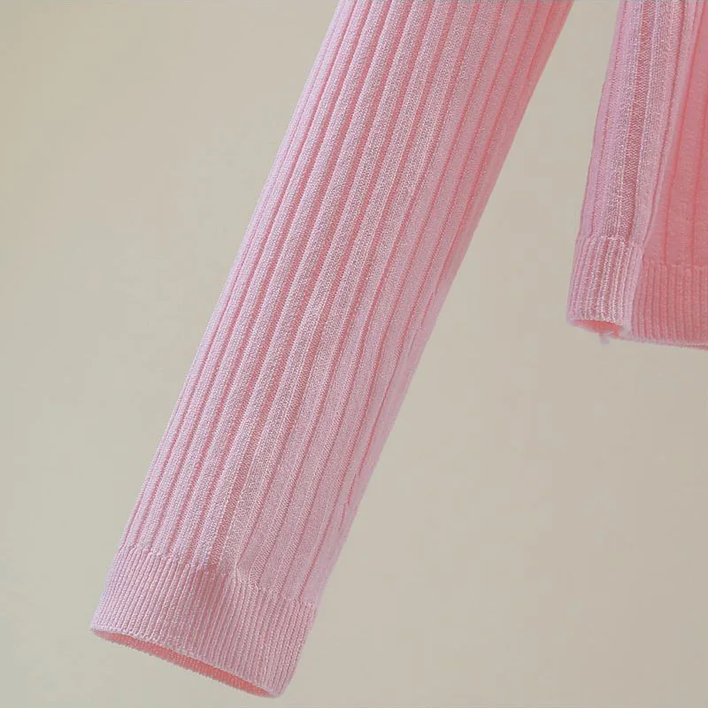 Mode Pullover Strickwaren Schwerindustrie Blume Lotusblatt Rand V-Ausschnitt Eis Seide Sonnenschutz Pullover Nagel Perle Spitze Strickpullover