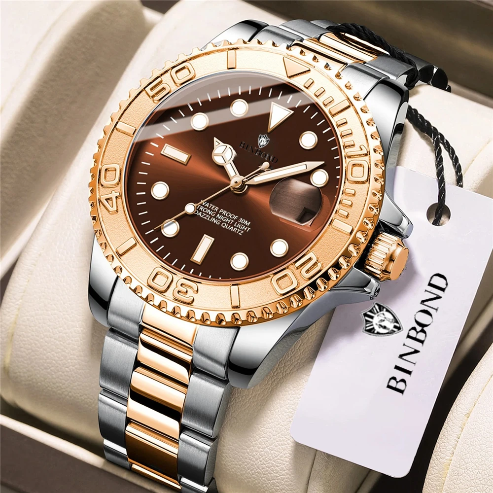 

Luxury Watch Man High Quality New Brand Sports Fashion Quartz Wristwatches Men Gifts Automatic Watches Mens Coffee Digital Clock