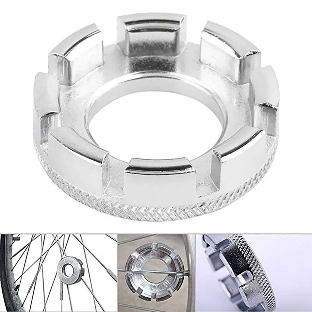 גלגל אופניים שפת ברגים מיני מתאים ספאנר 8 דרך חריץ אופניים דיבר מתח מפתח ברגים אופניים הרס כלי תיקון ציר