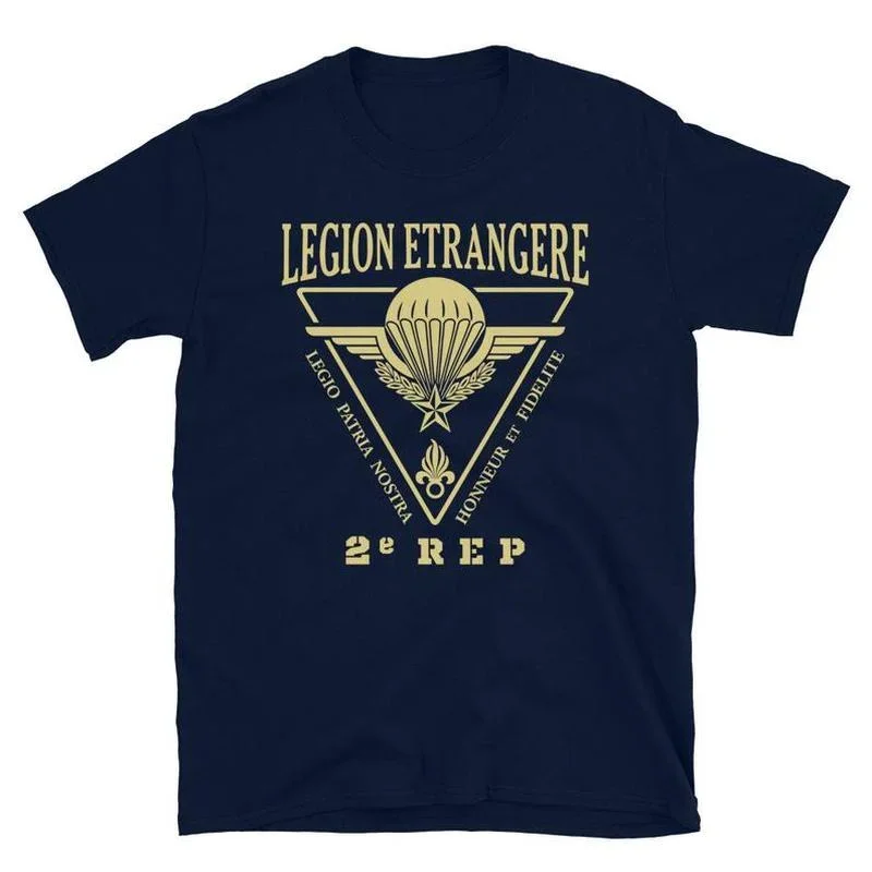 Legion Etrangere Paratrooper French Foreign Regiment harajuku Men T-Shirt Casual Short Sleev Cotton O-Neck tshirt