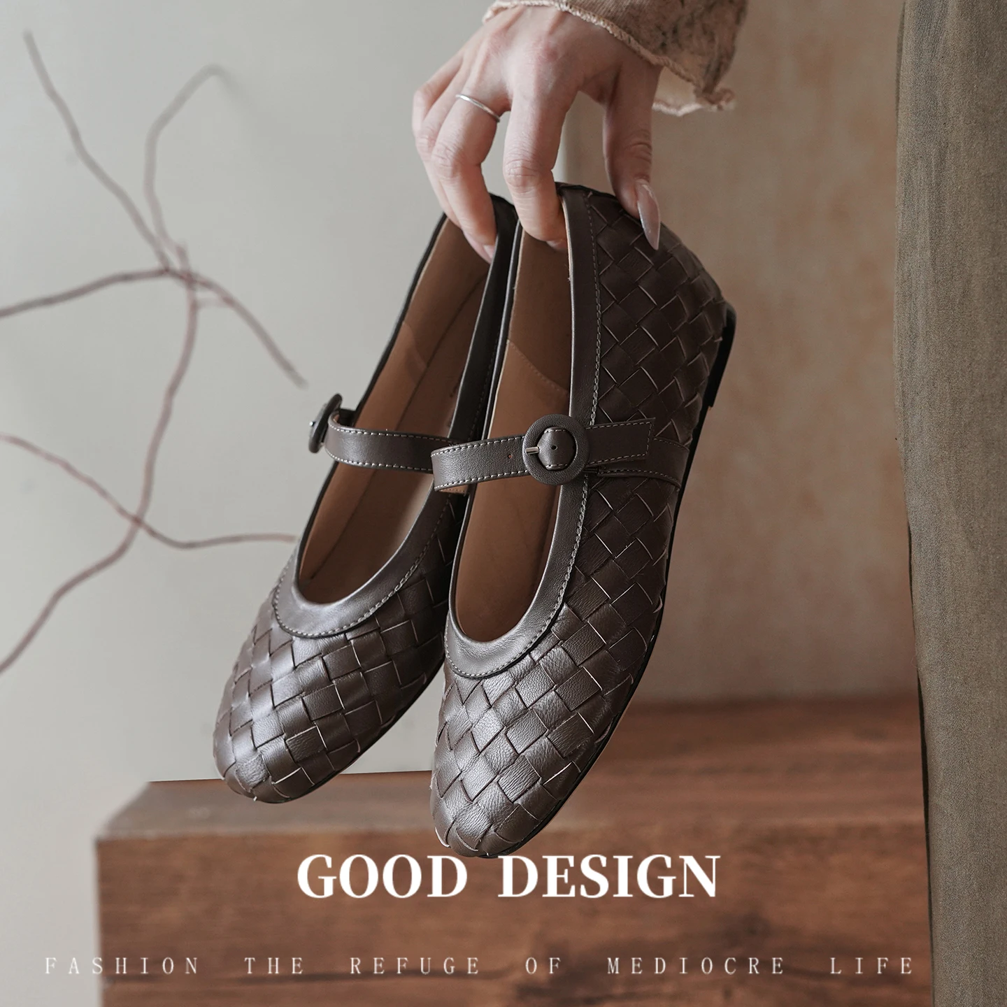 2026 new spring summer women pumps natural leather 22-25cm cowhide+sheepskin+pigskin round toe height incresing women shoes