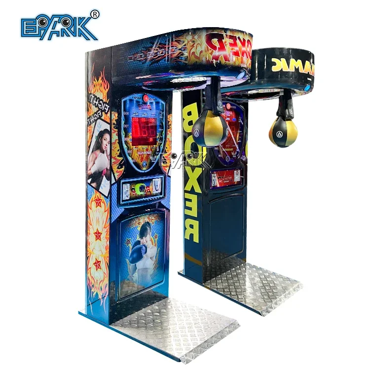 Coin Operated Game Street Amusement Park Electronic Hammer Boxing Machine Arcade Boxing Punch Machine Price For Sale