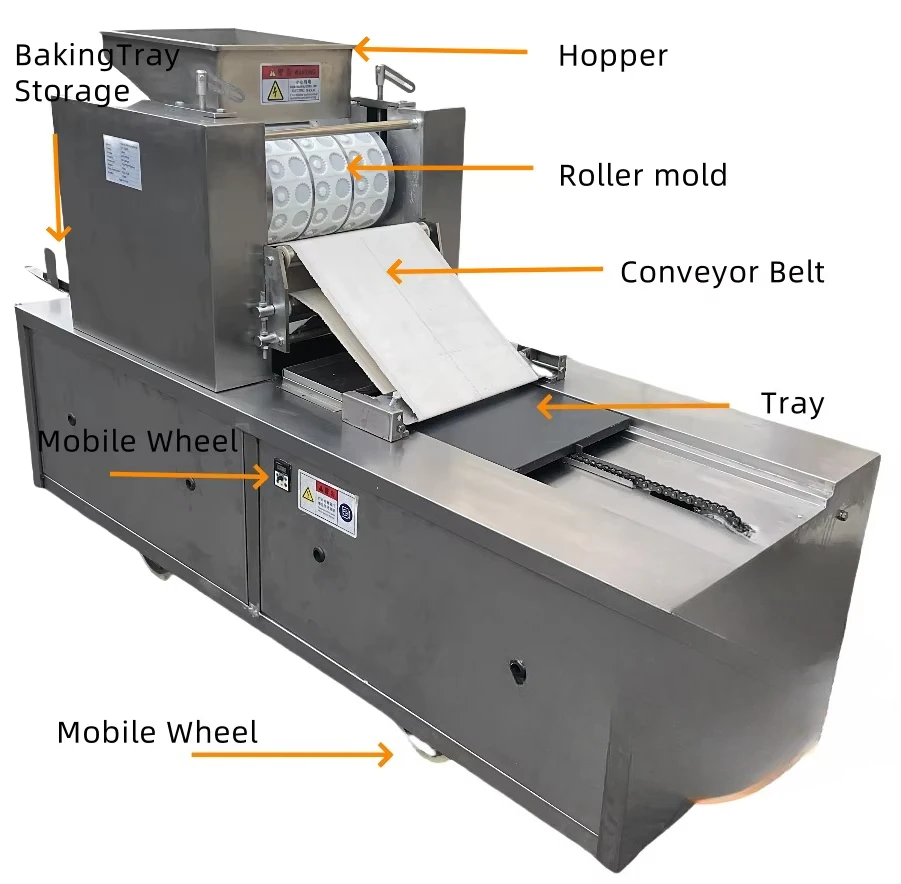 Automatic Small Cookie Form Press Maker Machine for Small Business Cookies Ginger Biscuit Making Forming Machine
