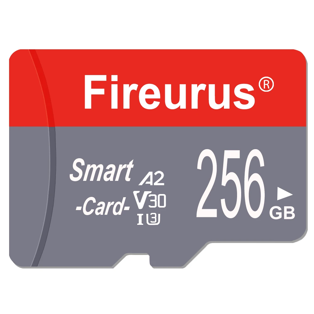 A2 V30 Fireurus carte mémoire haute vitesse U3 32GB 64GB Micro TF carte SD 128GB 256GB carte TF pour appareils de Surveillance caméra