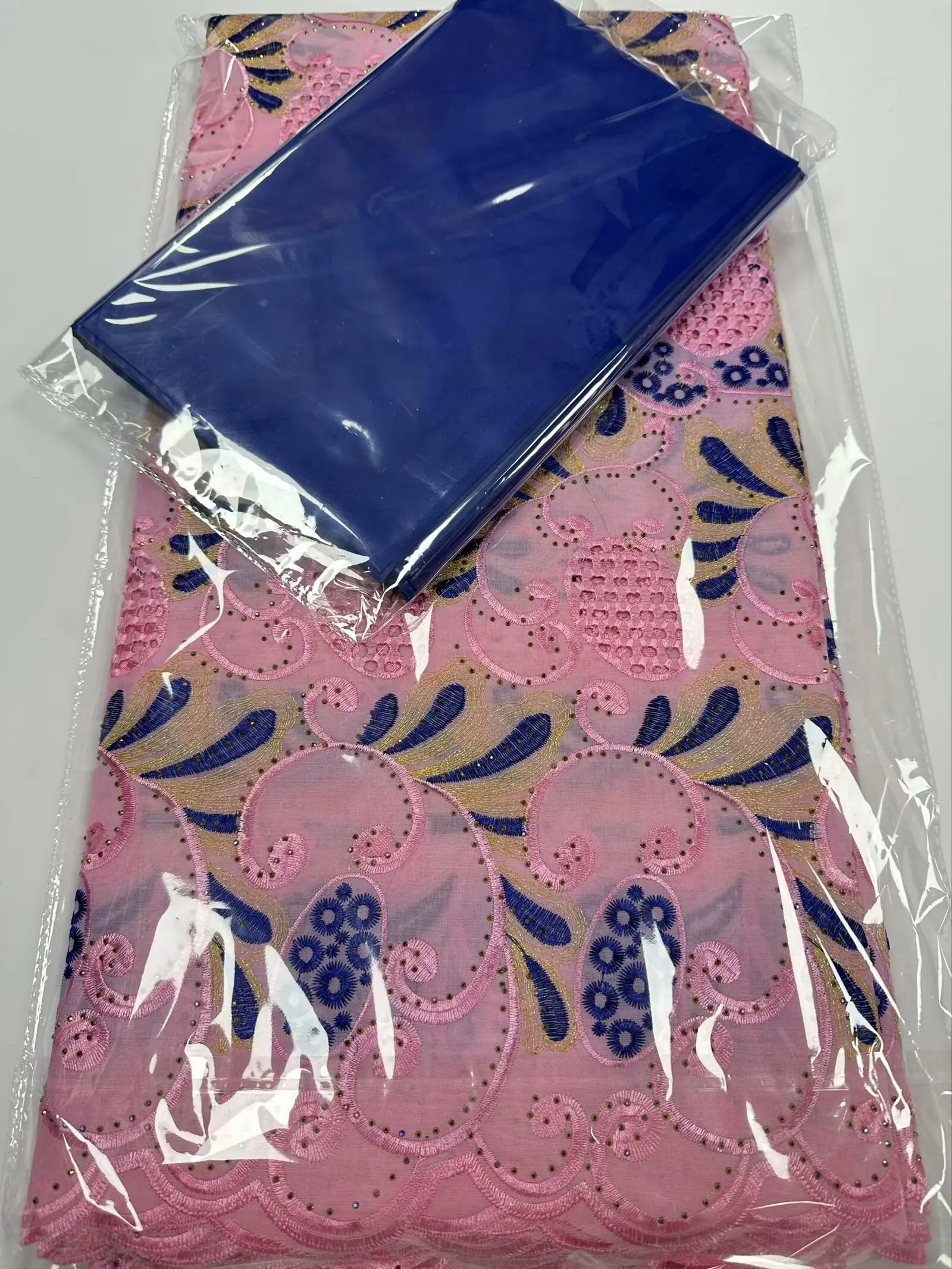 

10 ярдов, Новое поступление, африканская швейцарская вуаль, кружевная ткань 5 + 5 ярдов, африканская ткань Базен для шитья вечерние свадебного платья