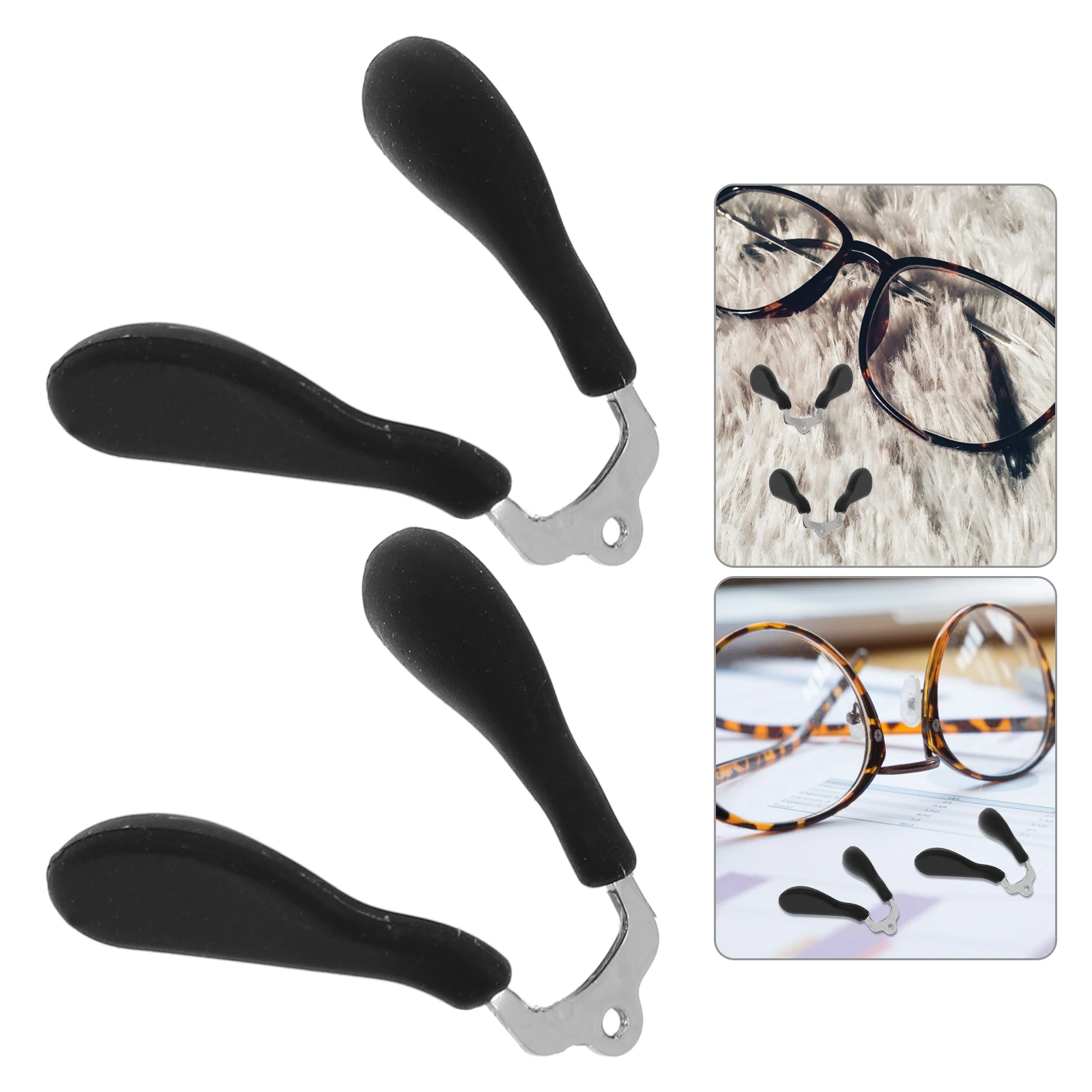 

2 Pcs Nose Pad Accessories 's Glasses Pads Bridge Eyeglasses Grips Replacement Adjustable Cushions for