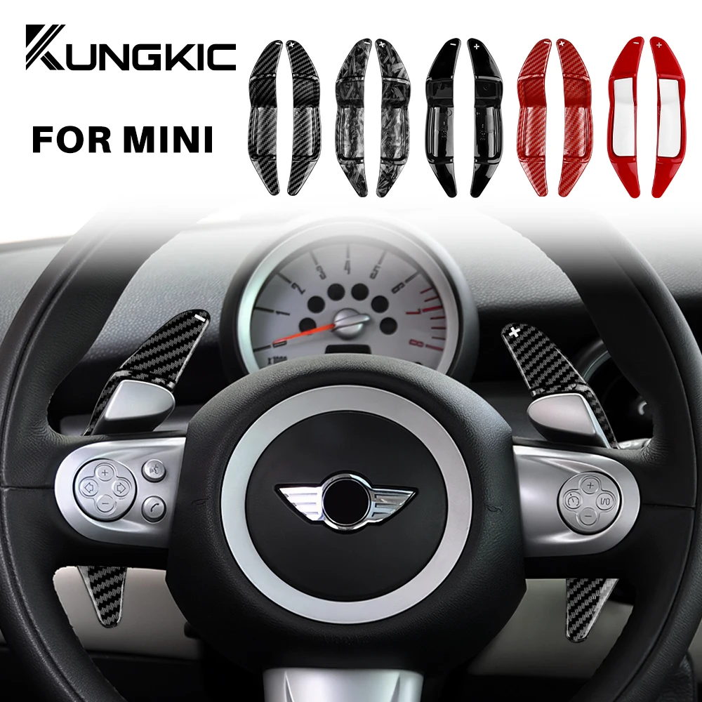 Car Steering Wheel Shifter Paddle Extension for MINI Roadster R60 R61 R55 R56 R57 R58 R59 LCI Coupe Paceman Clubman Cooper S JCW