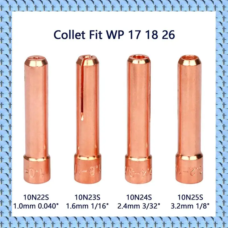 

NOCM 30Pcs TIG Welding Torch Accessories Stubby Gas Lens 4 -12 Cup Kit For WP-17/18/26 Torch Welding Supplies