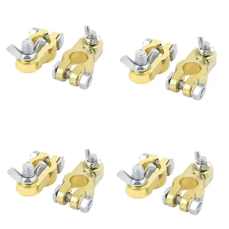 

8 Pcs Automotive Car Boat Truck Battery Terminal Clamp Clip Connector Battery Clip Battery Connector-X59A