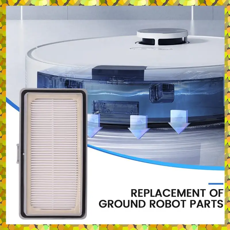 AGLH-fregona con filtro de Cepillo Lateral para Midea VCR07 VCR08 MR09 Samsung VR05R5050WK, piezas de repuesto para Robot aspirador