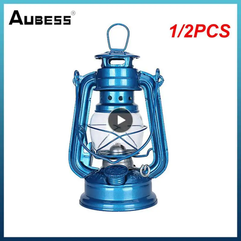 

1/2PCS Safe And Convenient Oil Inlet And Dimming Table Lamp Windproof Camping Lamp Solid Product Quality Classic And Durable