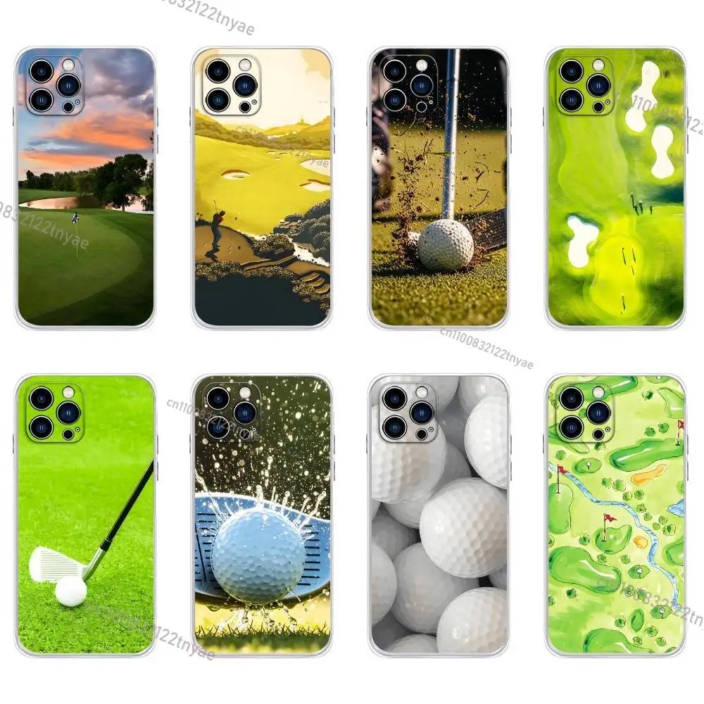 

Sport Golf Ball Phone Case For IPhone17,16,E,15,14,13,12,11 Pro Max XR XS Max Plus Cute INS Cover Case