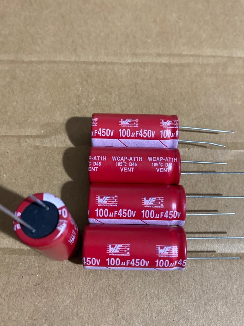 20pcs/lot original German WEWURTH Wcap-ATET series red robe audio aluminum electrolytic capacitor free shipping