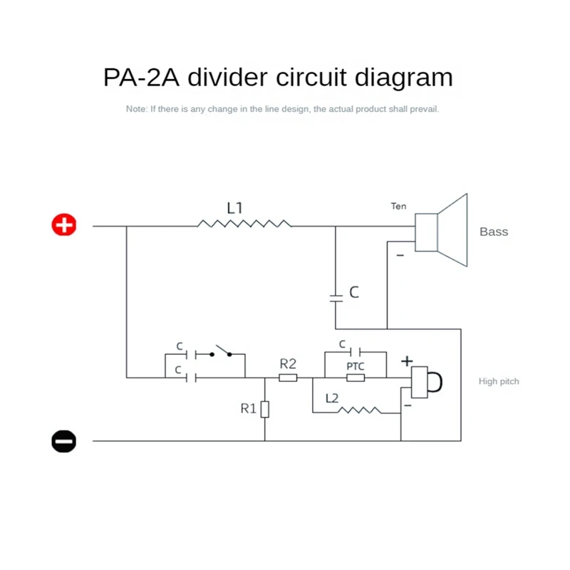 2 pçs PA-2A 2 maneiras alto-falante crossover agudos + 450w graves puros subwoofer divisor de frequência filtros diy azul diy para casa