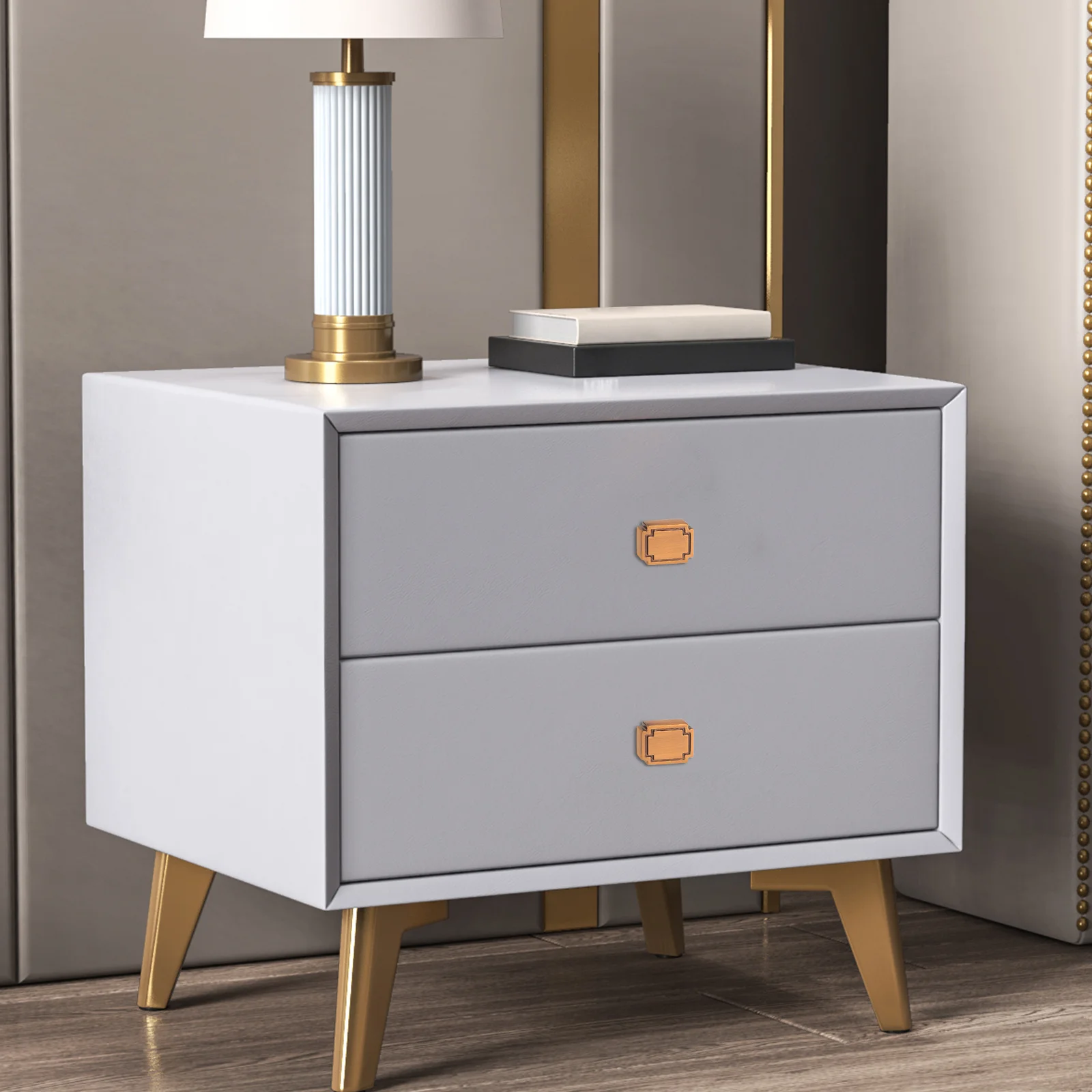 

2Pcs Chinese Style Zinc Alloy Cabinet Handles Single Hole Drawer Pulls Furniture Hardware Accessories for Kitchen Bathroom