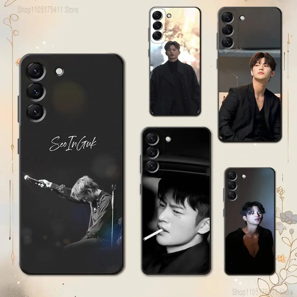 

Actor S-Seo In G-Guk Phone Case For Samsung Galaxy A 73,72,51,53,52,71,22,5G,Note,J7,8,9 Soft Black Cover