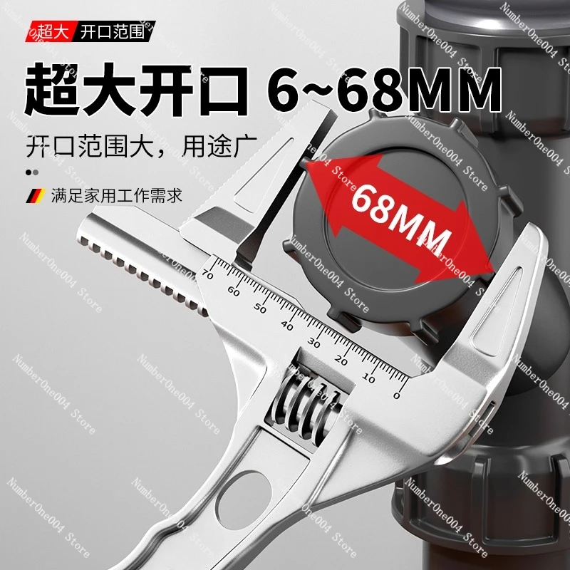 

Ключ для ванной комнаты, универсальная установка для сантехники, многофункциональная короткая ручка, смеситель для раковины с большим отверстием, специальный инструмент