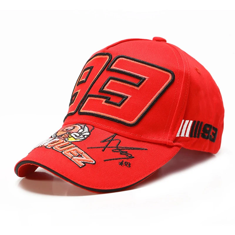 Gorra de béisbol con visera para hombre y mujer, gorro con estampado de Moto GP, carreras de coches, Snapback, motocicleta, H092