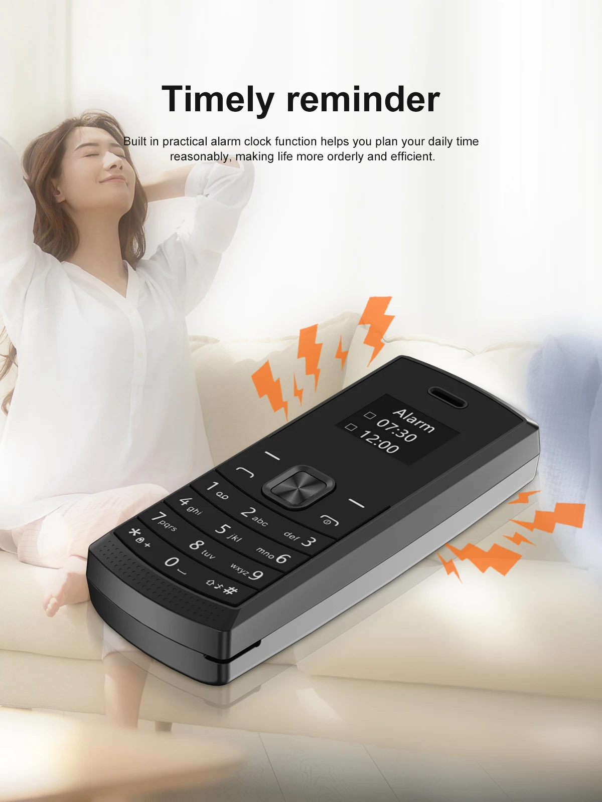 SERVO BM01 Ultra Mini Pocket 2G Feature Phone 2 SIM Magic Voice Blacklist Speed Dial Bluetooth Sync Auto Recording Mobile Phone