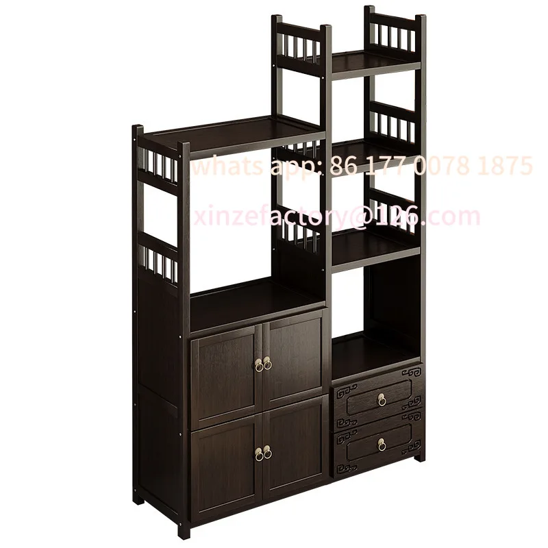 

Customizable Locker Tea Cabinet Office Tea Set Storage Locker Household Shelf