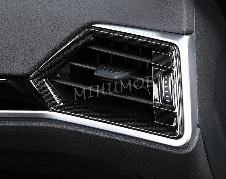 For BMW 3-Series G20 Sedan G21 Wagon 2019 2020 2021 2022 LHD Carbon Fiber Interior Dashboard Side Air Vent Cover Surrounds Trims