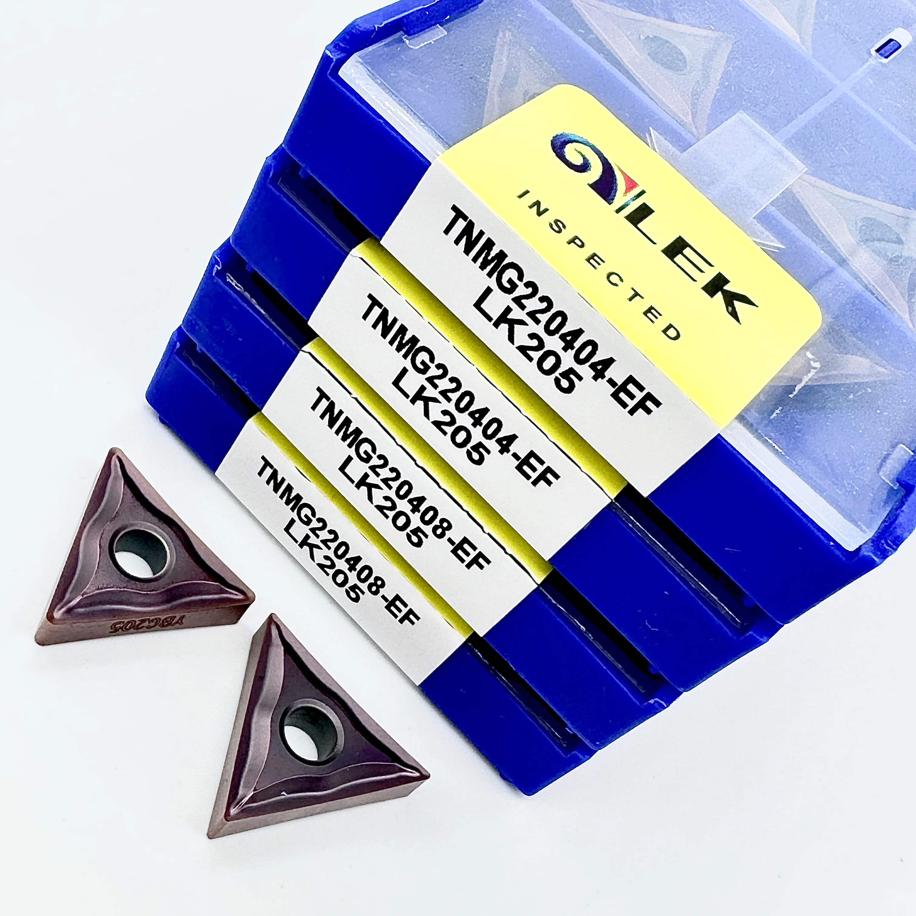 

TNMG160404-EF TNMG160408-EF TNMG220404-EF LK205 Carbide Insert External Turning Tool CNC Lathe Cutting Tool for Steel Processing