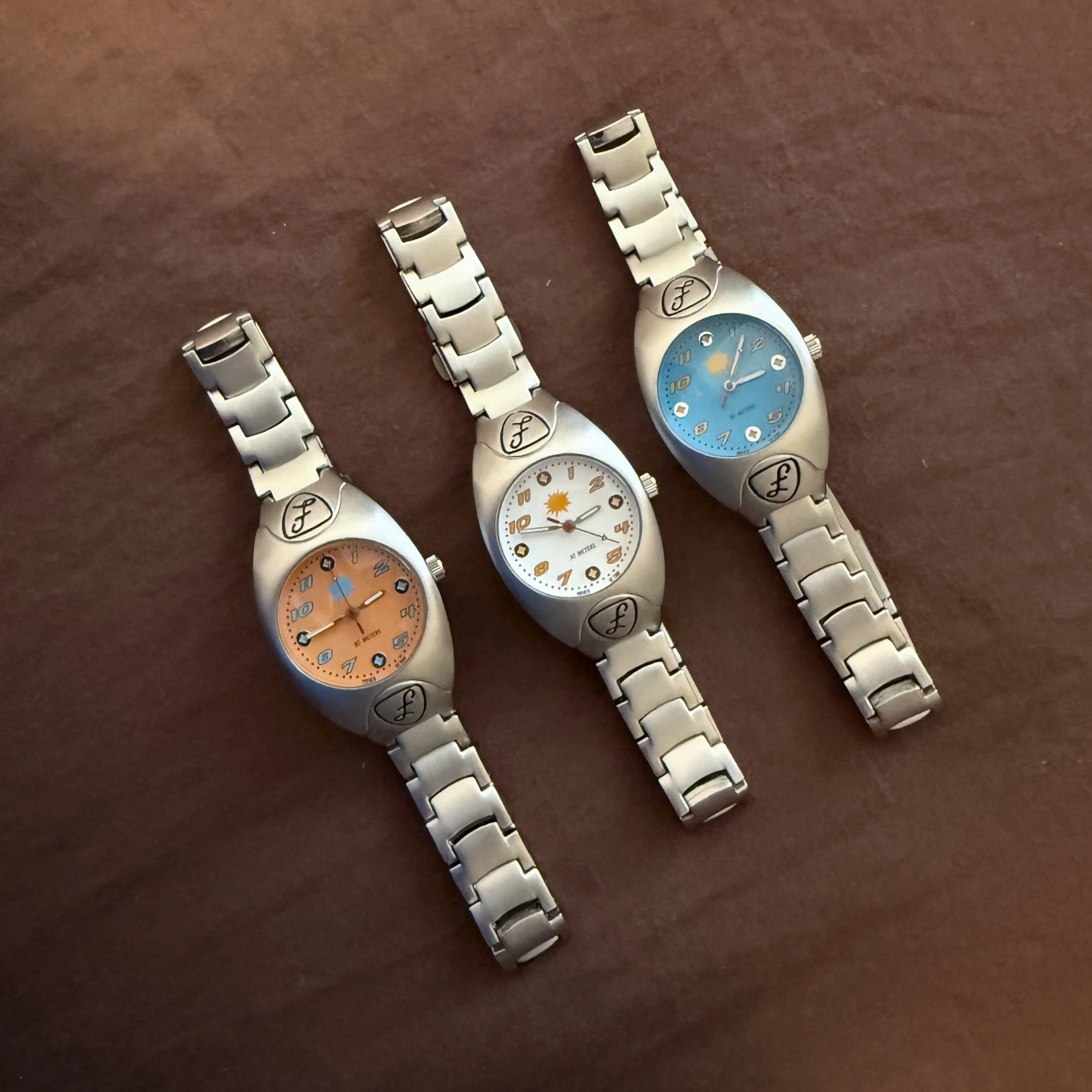 2025 new original Vintage antique watches metal strap quartz watch multi-colour spark shape dial unisex watches