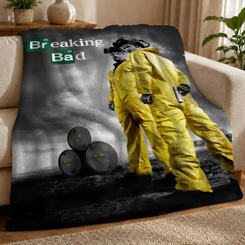 Breaking Bad Throw 1pc Flannel Blanket Soft Lightweight Warm Cozy For Bedroom Sofa Bed