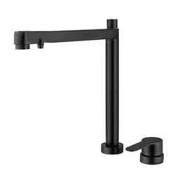 SUS304 Stainless Steel Sink hidden lift folding faucet invisible faucet with water purification three in one Hot and Cold GAD806