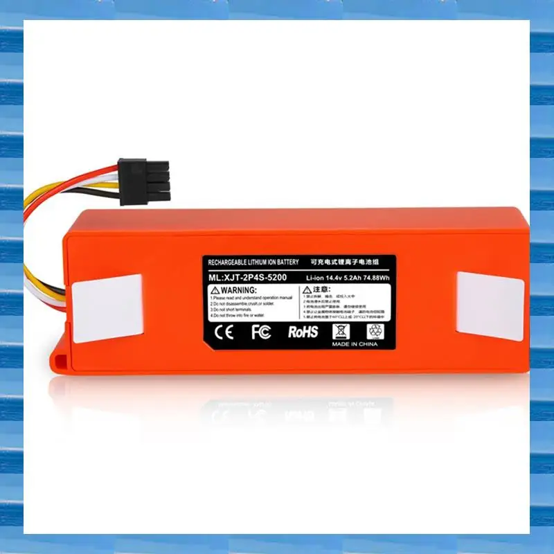 AT53 14,4 В 6500 мАч литий-сменный аккумулятор для Xiaomi Mijia Roborock S5 S6 S50 S51 S55 серии E20 E25 E35