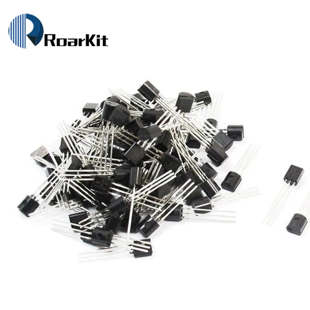 TO-92 BC337 BC327 2N2222 2N2907 2N3904 2N3906 S8050 S8550 A1015 C1815 Transistor Assortment Kit 10value 170PCS