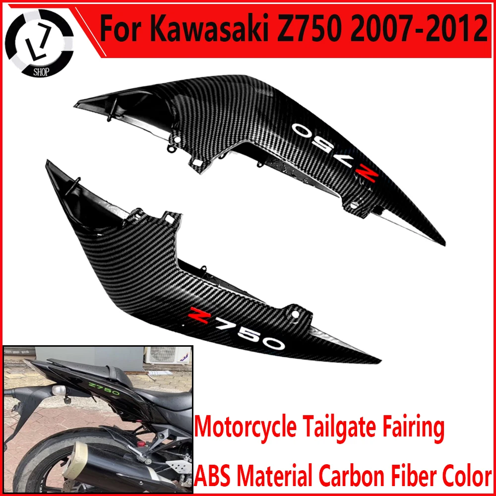 Motorcycle Parts Rear Seat Cover Fairing ABS Injection Molding For Kawasaki Z750 Z 750 2007 2008 2009 2010 2011 2012