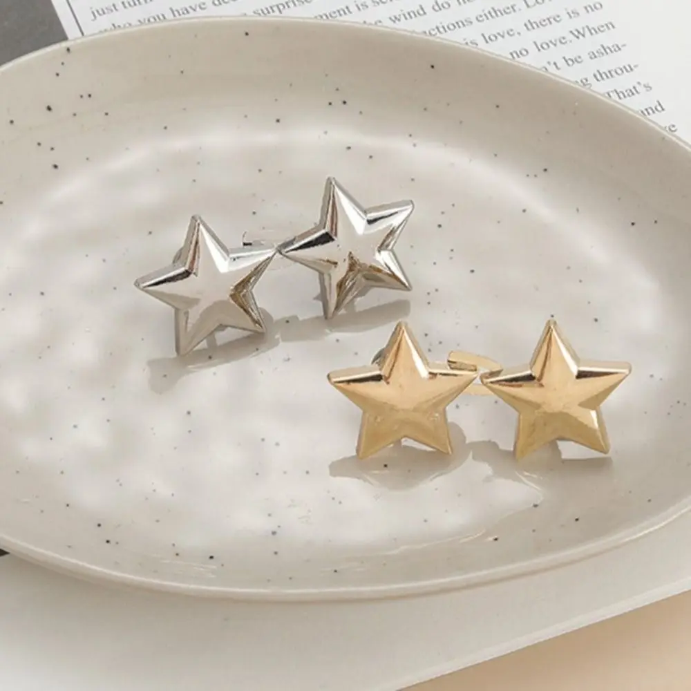 Alloy Star Pants Button Tightener Waist Buckle Button Clasps Jean Fit Tighten Buckles Silver Waist Clip