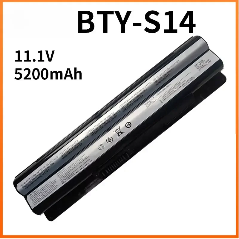 11.1V 5200mAh BTY-S14 Laptop Battery For MSI A6500 CR650 CX61 FR400 CR41 CR70 CX650 FR600 CR61 CX41 CX70 FR610
