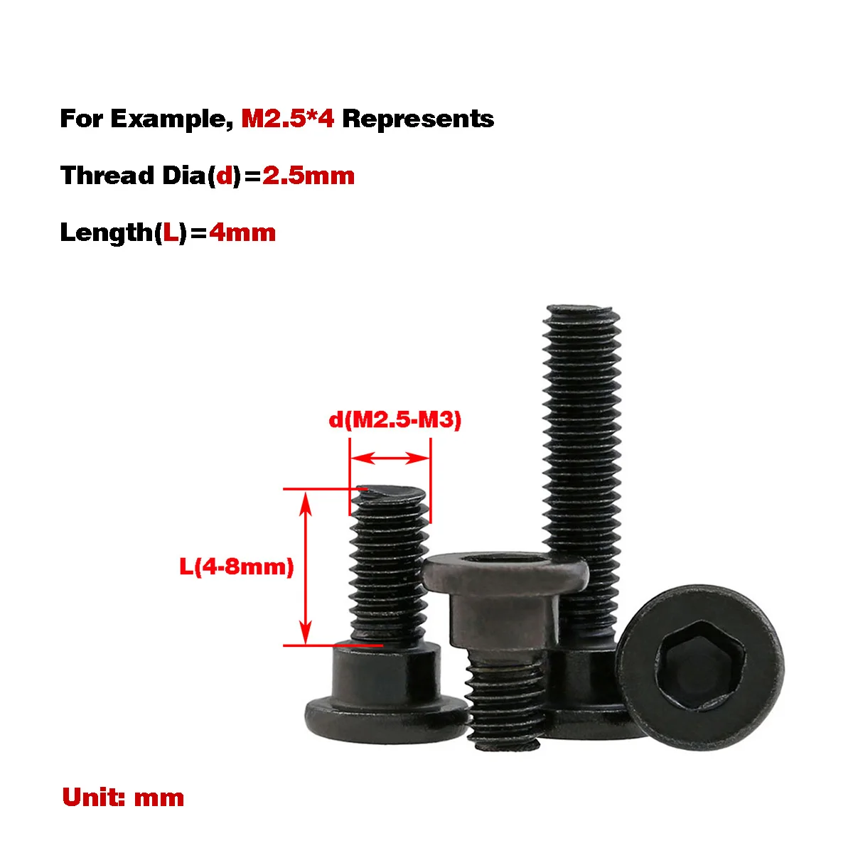 Grade 12.9 High Strength Hexagon Socket Plug Screw/Shoulder Step Pressing  Bolts